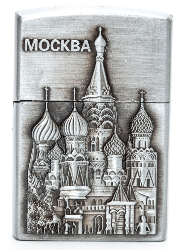 Moscow Saint Basil Cathedral Gas Metal Lighter (by Sergio Accendino)
