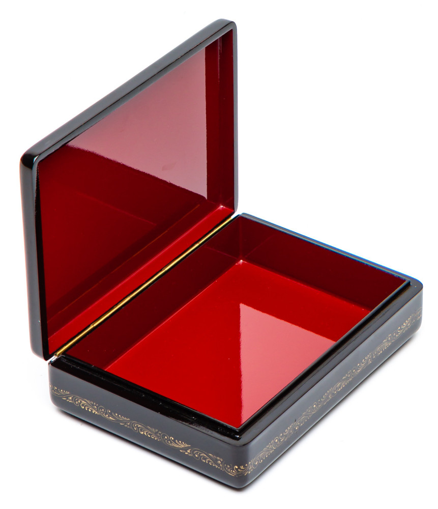 110x150mm The Tale of the Golden Cockerel Hand Painted Jewellery Box (by Sadko Workshop)