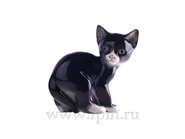 Скульптура Кошка черная арт. 82.51744.00.1