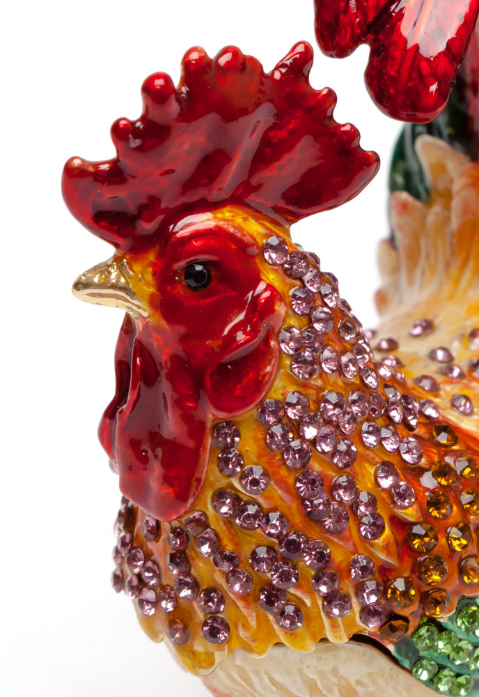 85 mm Cockerel Small Jewellery Box