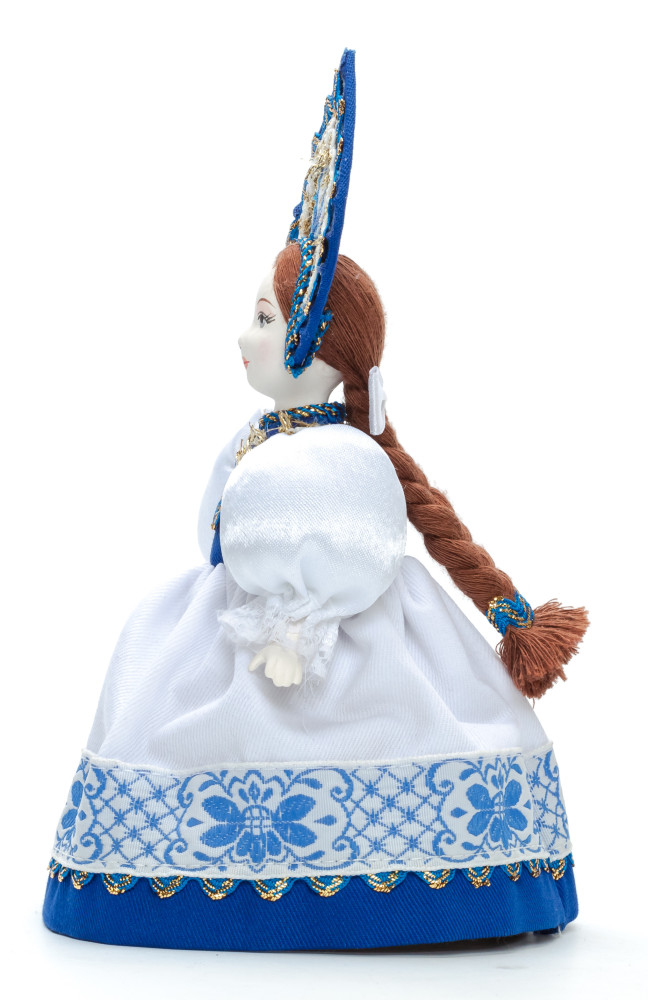Snow Maiden Princess Porcelain Doll 