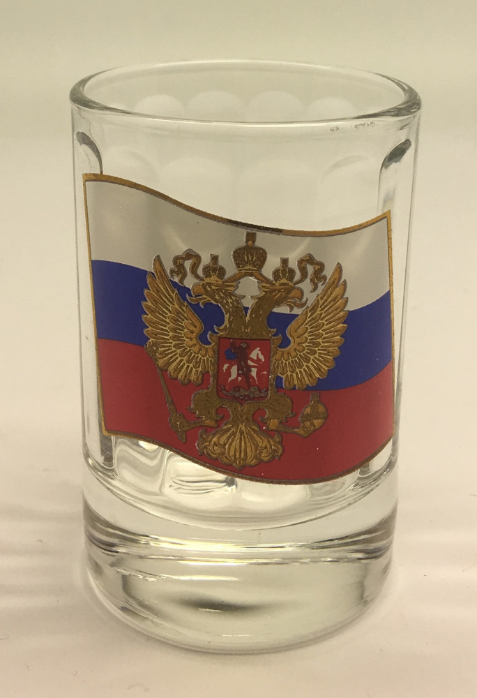 Russian Coat of Arms Shot Glass