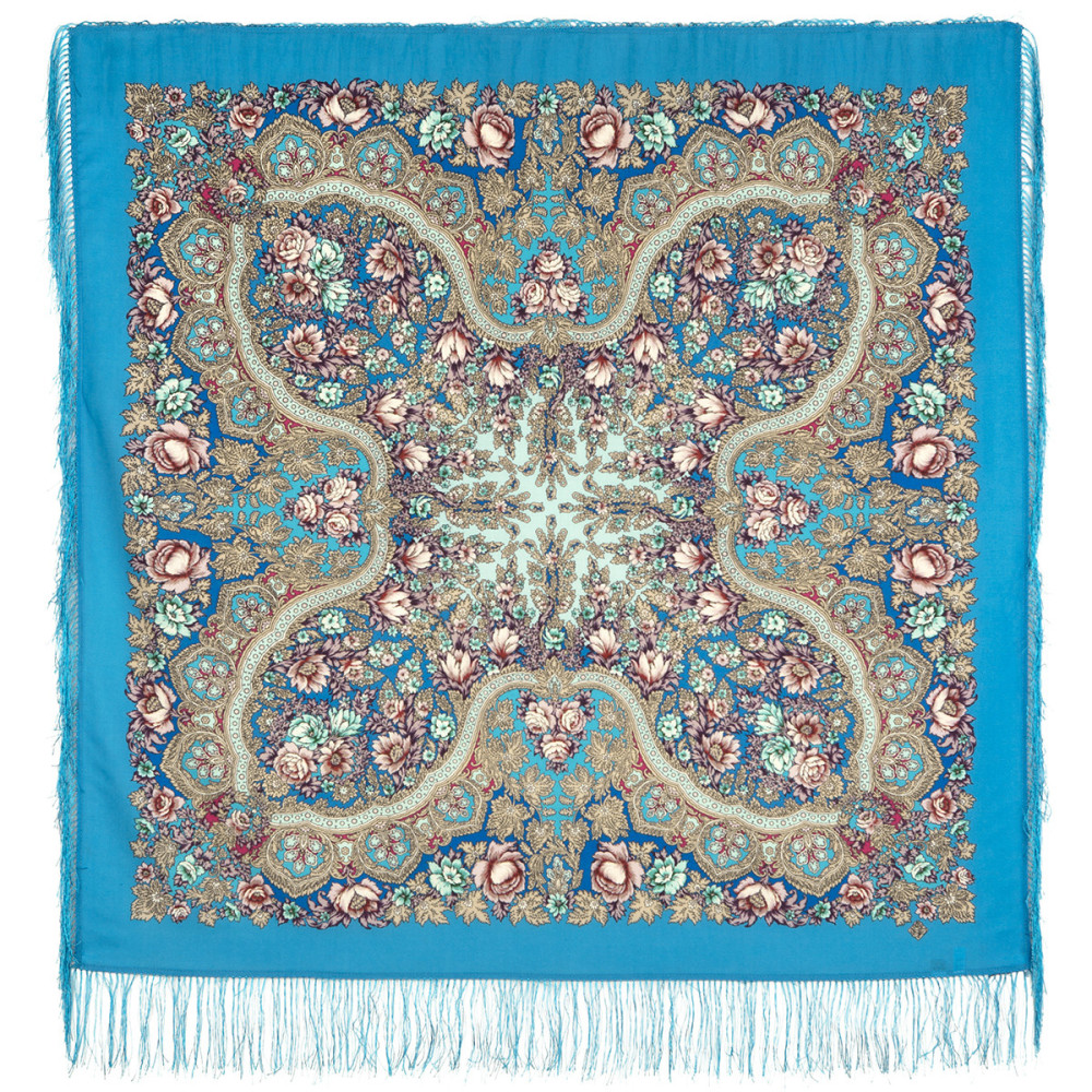 Shop Double-Thread Woolen Yarn Scarves 110х110 cm Платок «Лесной ручей» online at Skazka.site | Eligible for fast shipping and free returns. Платок «Лесной ручей»