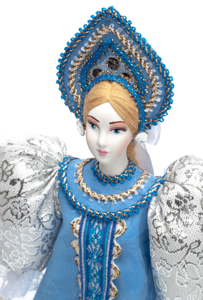 Snow Maiden Princess hand made Porcelain Doll - 11 Inches (by Le Russe)