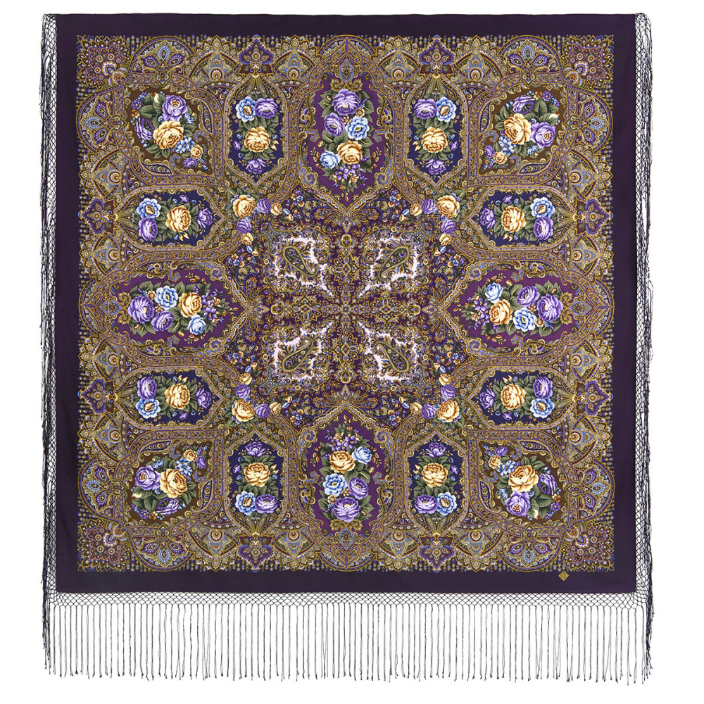 Shop Thick Woolen Fabric Shawls with Silk Fringe 148x148 cm Шаль «Свет мой, зеркальце» online at Skazka.site | Eligible for fast shipping and free returns. Шаль «Свет мой, зеркальце»
