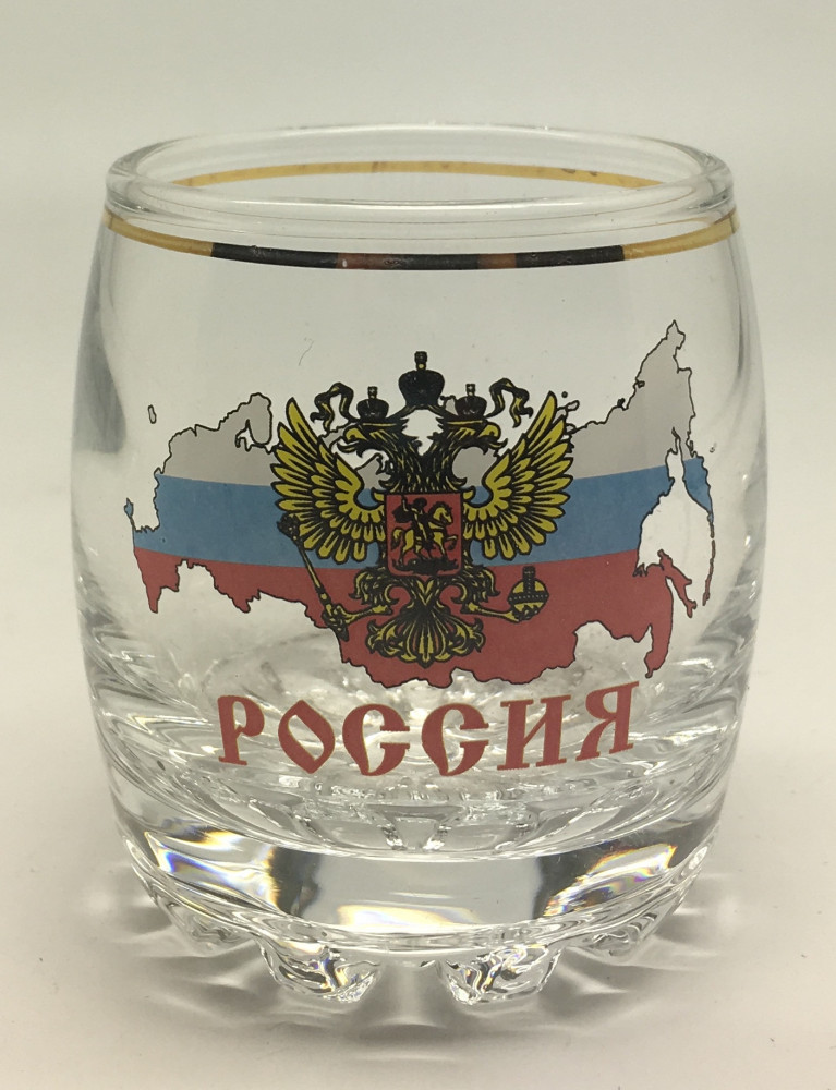 Russian Coat of Arms Shot Glass