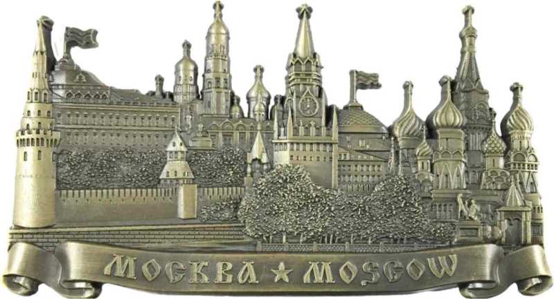 Магнит рельефный "Москва", 10,5х6 см