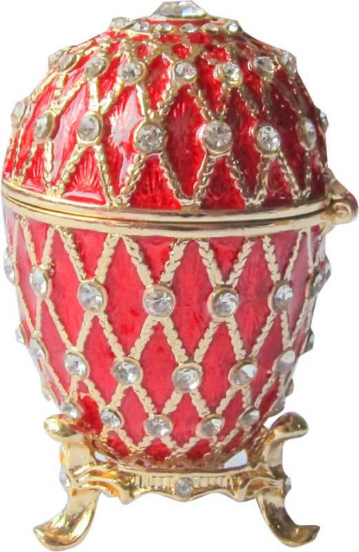 67 mm Golden Trellis Enamel Easter Egg