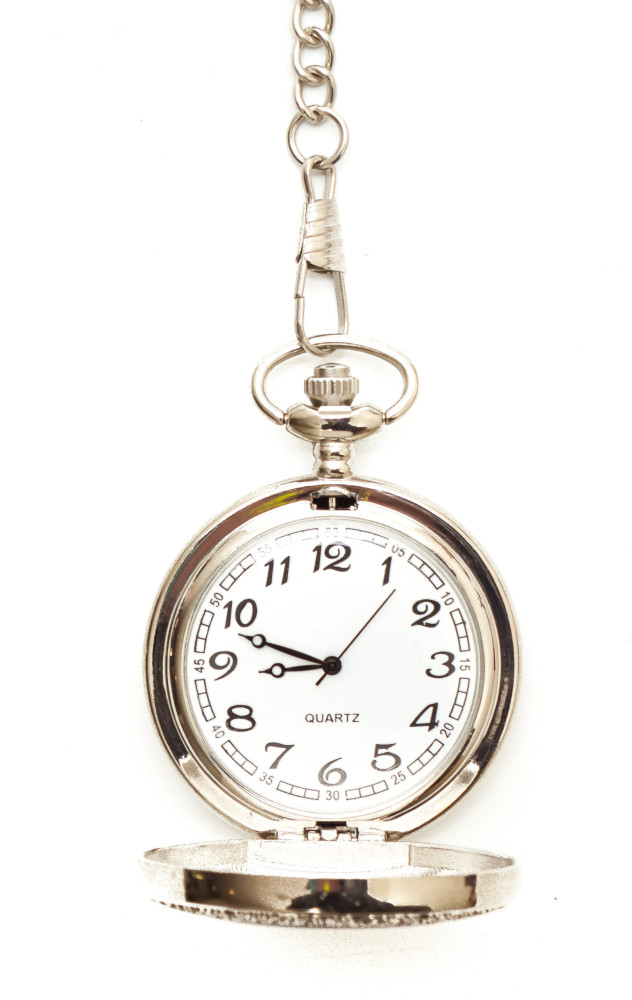 Yuri Gagarin Silver Pocket Watch