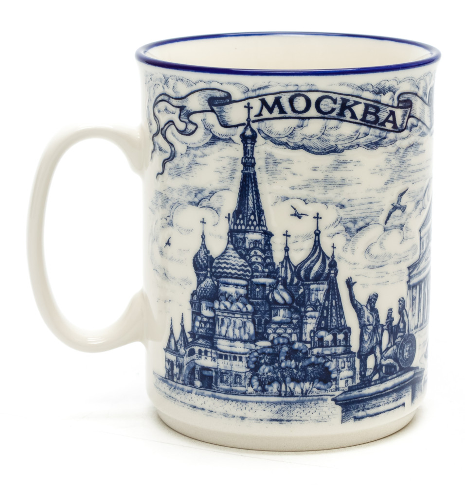 Moscow The Bolshoy Theatre Porcelain Mug