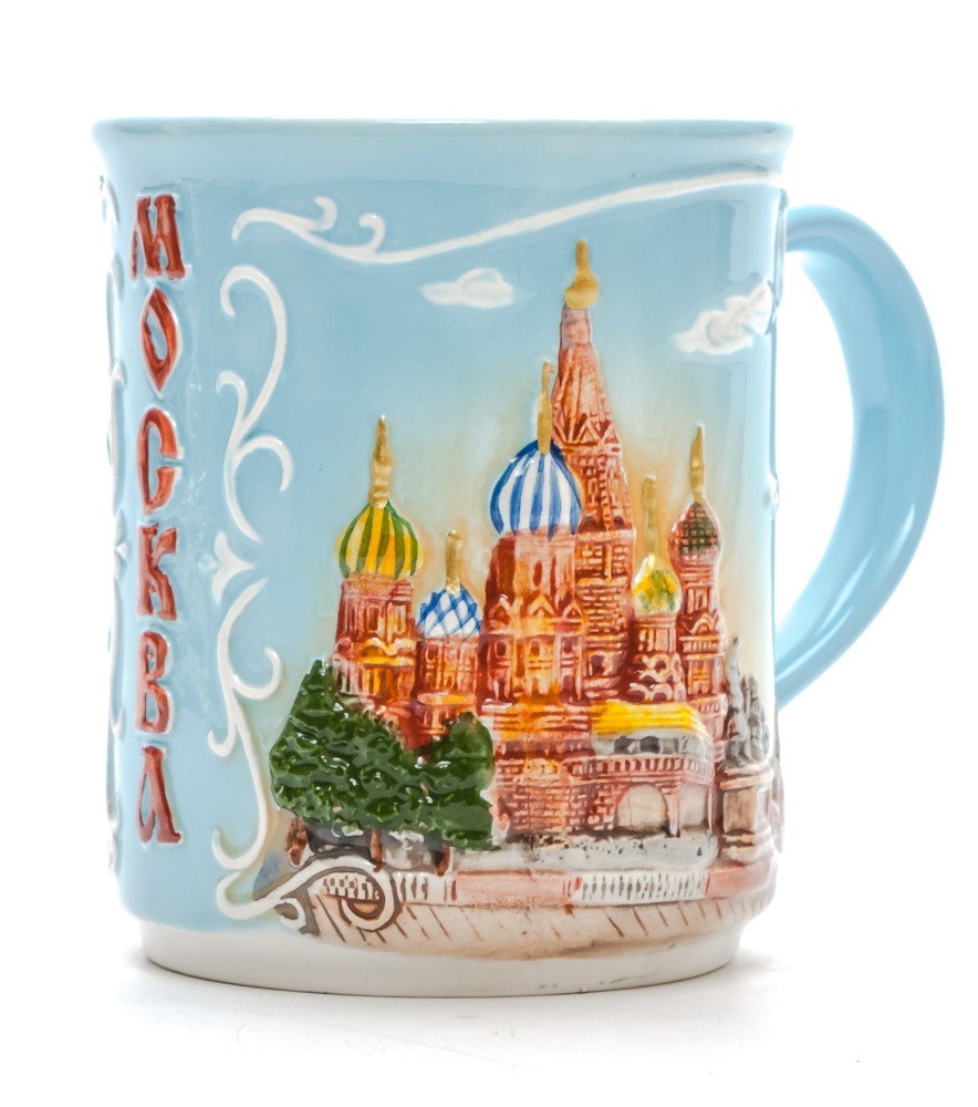 Moscow Attractions Ceramic Mug