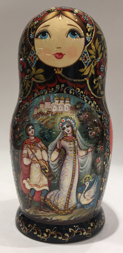 Shop Exclusive Nesting Dolls 200 mm Ruslan and Ludmila Fairy tale scenes hand painted wooden Matryoshka doll 5 pcs (by A Studio) online at Skazka.site | Eligible for fast shipping and free returns. 200 mm Ruslan and Ludmila Fairy tale scenes hand painted wooden Matryoshka doll 5 pcs (by A Studio)