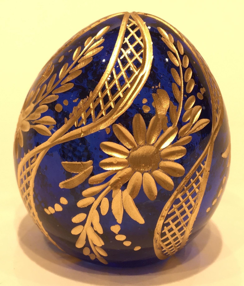 Engraved Crystal Imperial Easter Egg