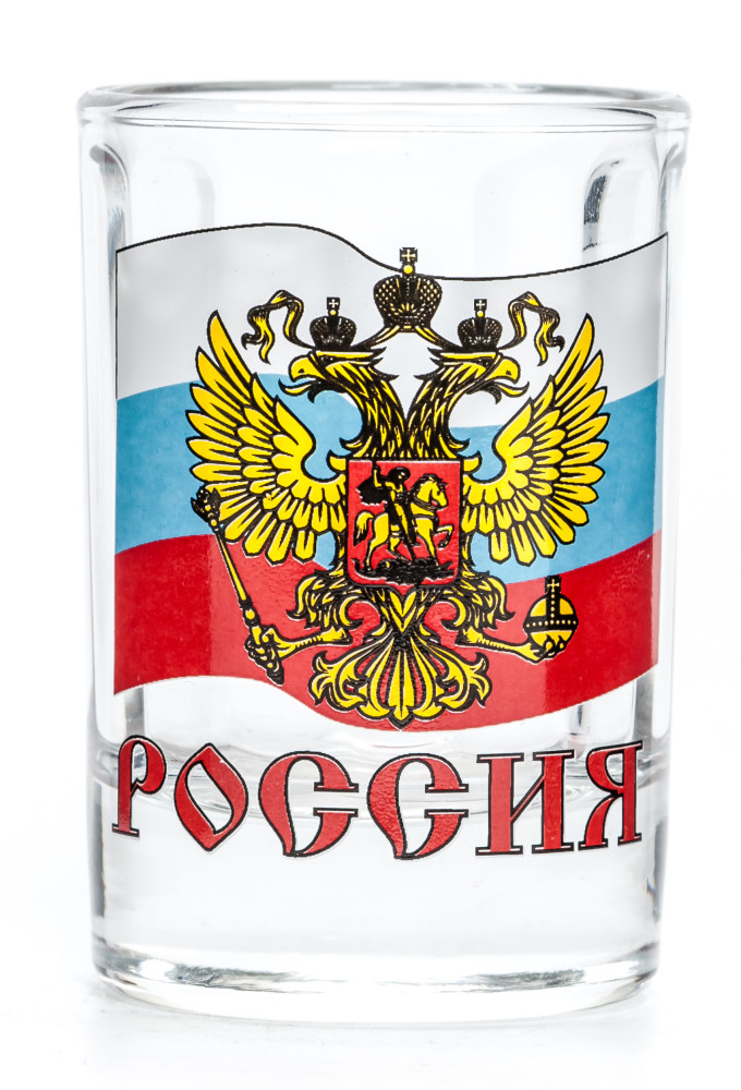 Russian Coat of Arms Shot Glass