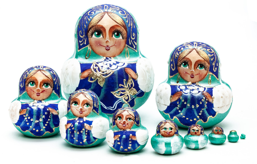 50 mm Matryoshka 5pcs (by Skazka)