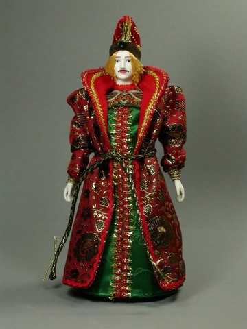 Ivan Tsarevitch King hand made Porcelain Doll - 11 Inches (by Le Russe)