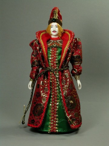 Ivan Tsarevitch King hand made Porcelain Doll - 11 Inches (by Le Russe)