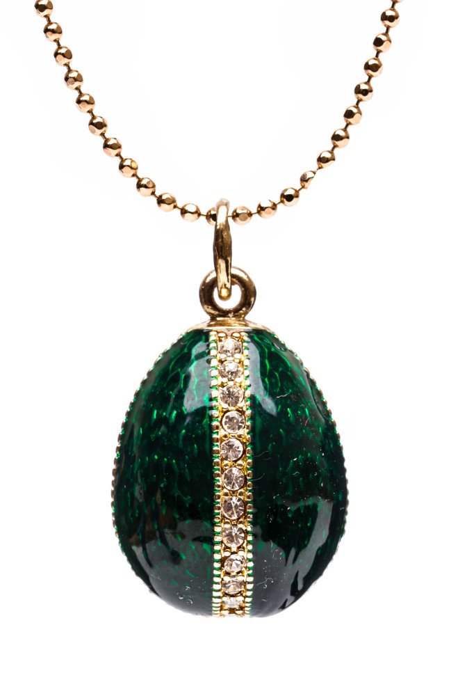 Big Eye Green Egg Pendant