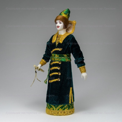 Chase of Russian Tsar hand made Porcelain Doll - 11 Inches (by Le Russe)