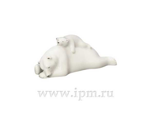 Скульптура Медведица с медвежонком малый размер арт. 82.75065.00.1