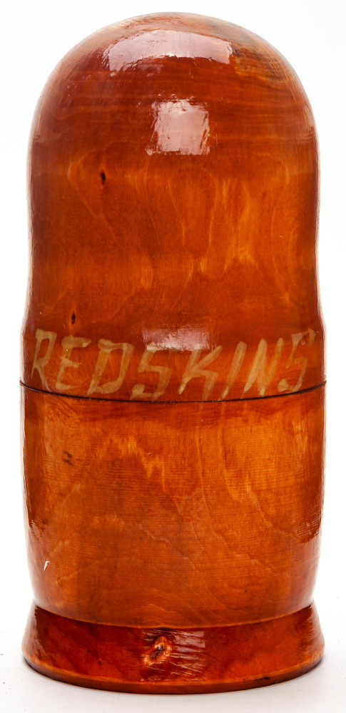 180mm Coussins from Washington Redskins Hand Painted Matryoshka Doll 5 pcs (by Konstantin Studio)