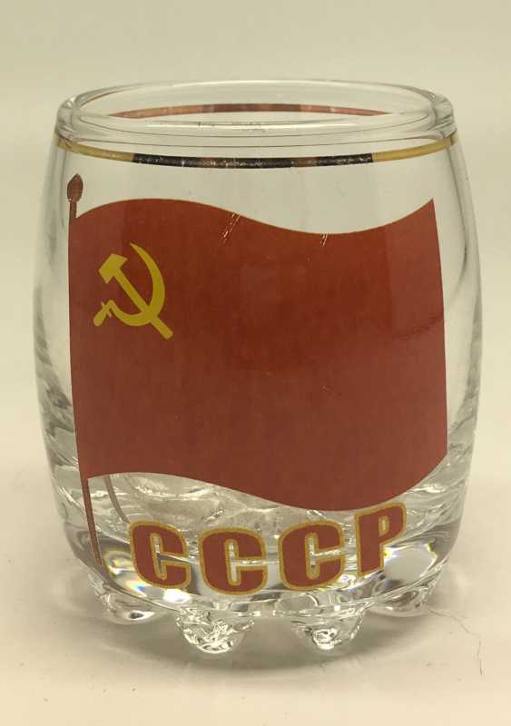 USSR Flag Shot Glass