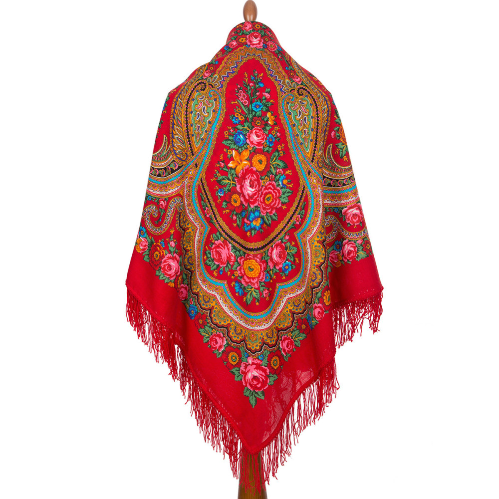 Shop Woolen Scarves with Woolen Fringe 146x146 cm 146x146 mm Lubawa Woolen Shawl with Woolen Fringe Pavlovo Posad Manufactory online at Skazka.site | Eligible for fast shipping and free returns. 146x146 mm Lubawa Woolen Shawl with Woolen Fringe Pavlovo Posad Manufactory