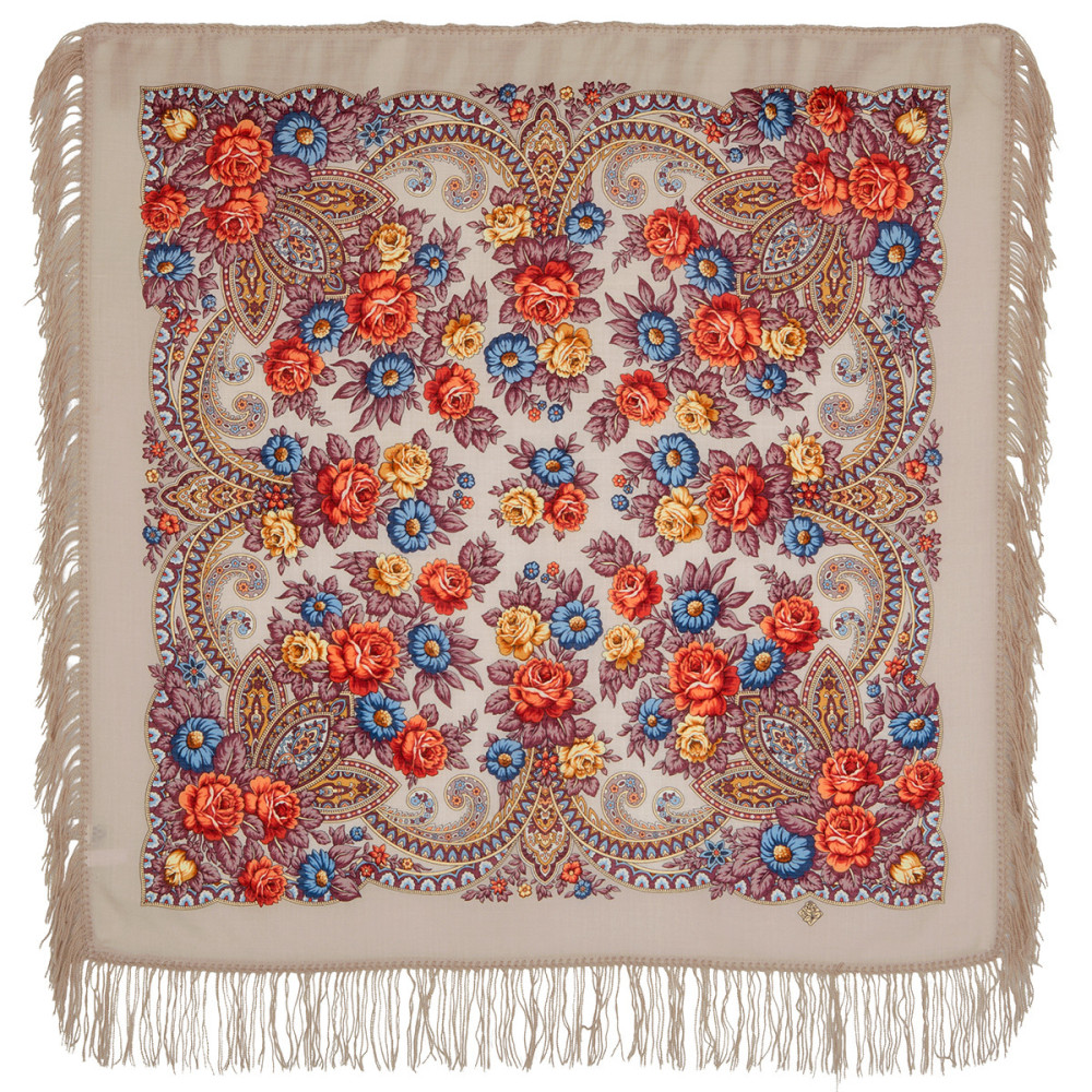 Shop Woolen Scarves with Woolen Fringe 89x89 cm 89x89 cm Enchantress Woolen Shawl with Woolen Fringe Pavlovo Posad Manufactory online at Skazka.site | Eligible for fast shipping and free returns. 89x89 cm Enchantress Woolen Shawl with Woolen Fringe Pavlovo Posad Manufactory
