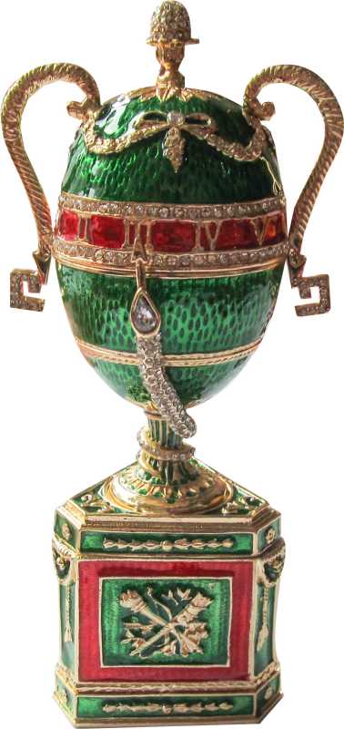180 mm Amphora Enamel Easter Egg