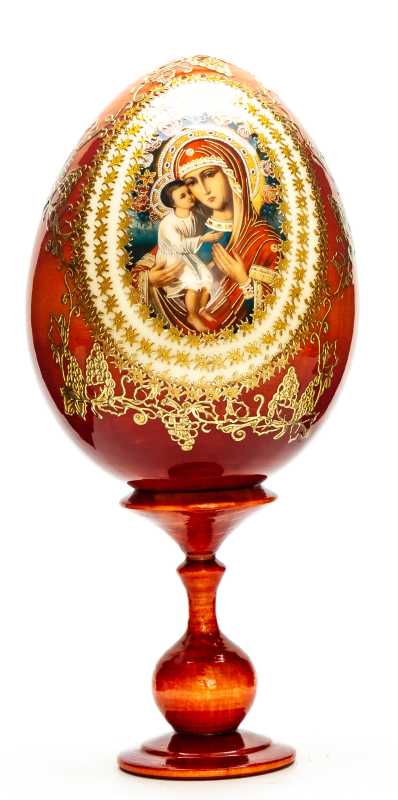 180 mm Godmother hand painted on wooden egg (by Hamlet Crafts)