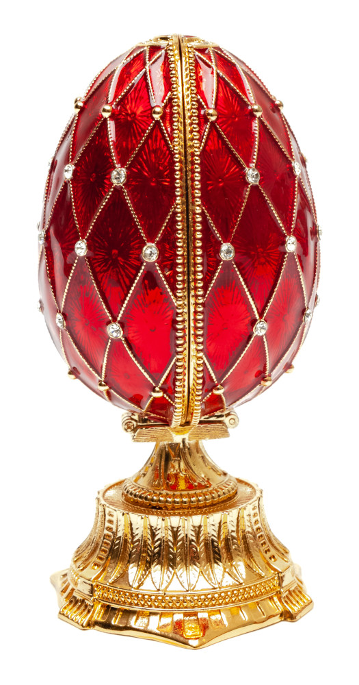 115 mm Red Easter Egg with the Basket