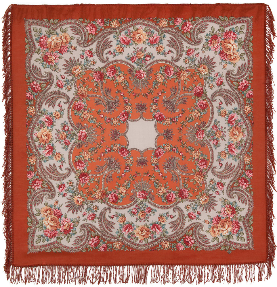 Shop Woolen Scarves with Woolen Fringe 125x125 cm Платок «Откровение» online at Skazka.site | Eligible for fast shipping and free returns. Платок «Откровение»