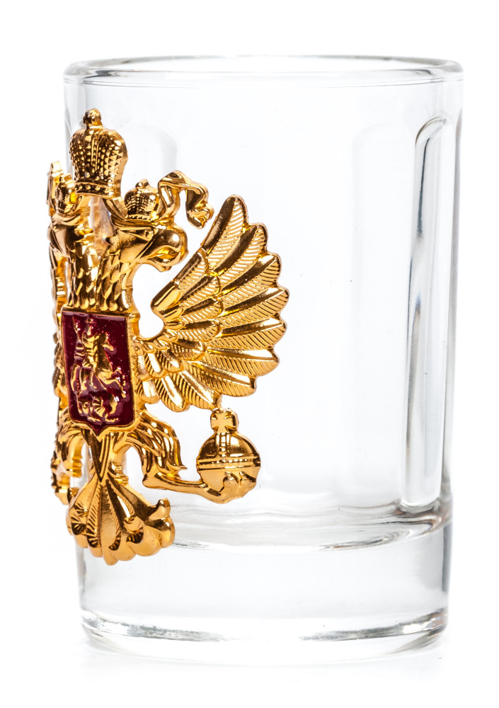 Coat of arms of Russia Shot Glass