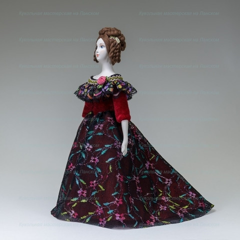 Russian Beauty hand made Porcelain Doll in a Ball’s Dress - 11 Inches (by Le Russe)