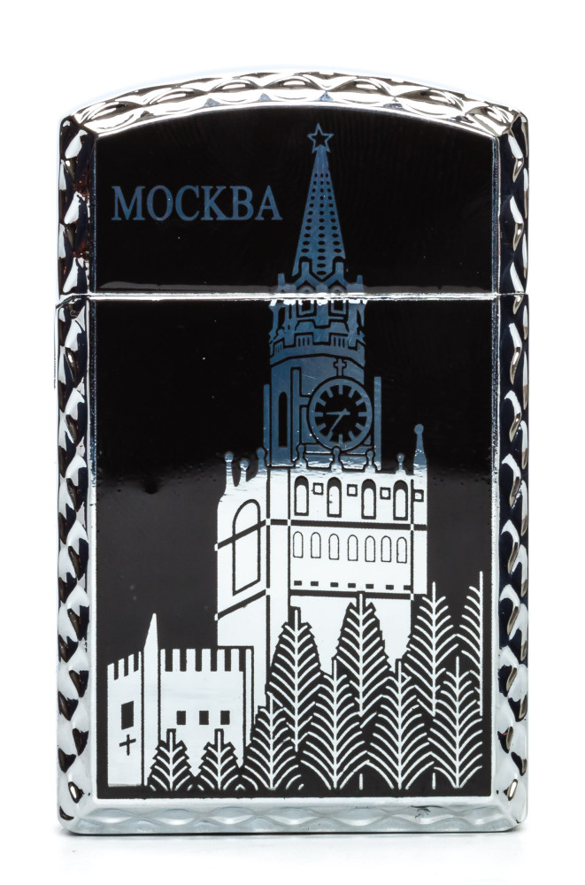Moscow Spasskaya Tower Gas Metal Lighter (by Sergio Accendino)