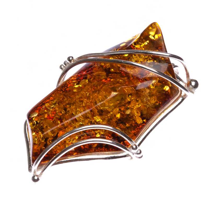 10 g Baltic Amber Brooch