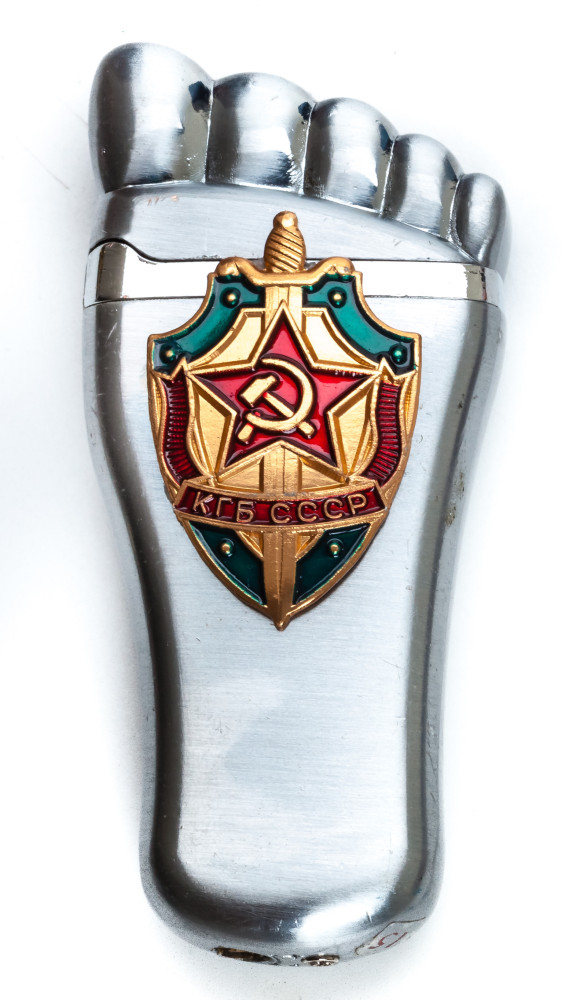 USSR KGB Gas Metal Lighter (by Sergio Accendino)