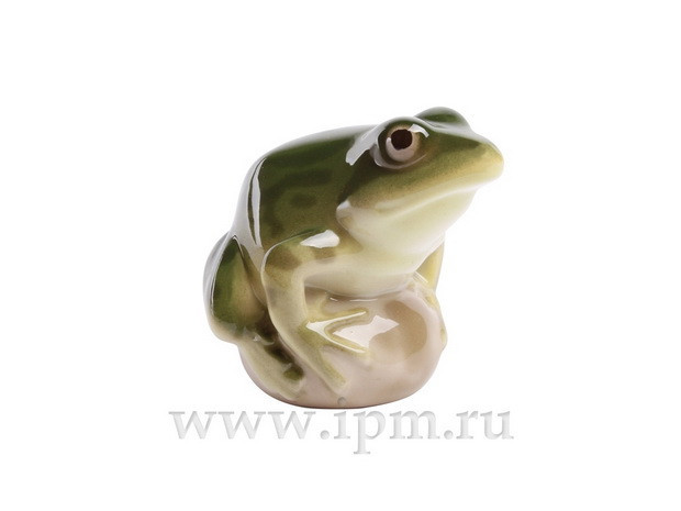 Скульптура Лягушка прудовая зеленая арт. 82.63683.00.1