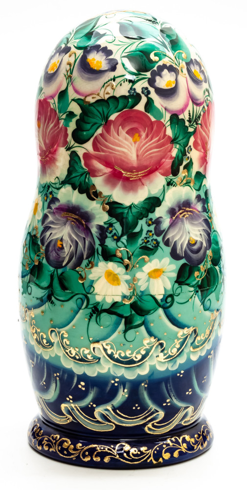 Shop Exclusive Nesting Dolls 180 mm Russian Fairytale hand painted on Wooden Matryoshka doll 5 pcs (by Golden Cockerel Studio) online at Skazka.site | Eligible for fast shipping and free returns. 180 mm Russian Fairytale hand painted on Wooden Matryoshka doll 5 pcs (by Golden Cockerel Studio)