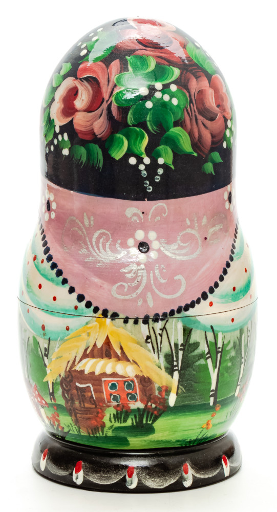 Shop Exclusive Nesting Dolls 180 mm Masha and The Bear hand painted on Wooden Matryoshka doll 5 pcs (by Valeria Crafts) online at Skazka.site | Eligible for fast shipping and free returns. 180 mm Masha and The Bear hand painted on Wooden Matryoshka doll 5 pcs (by Valeria Crafts)