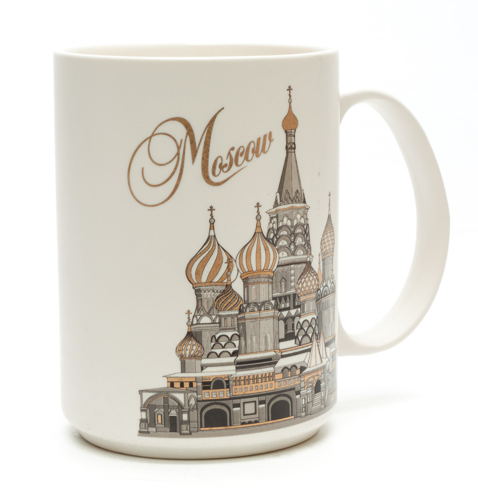 Moscow Saint Basil Cathedral Porcelain Mug