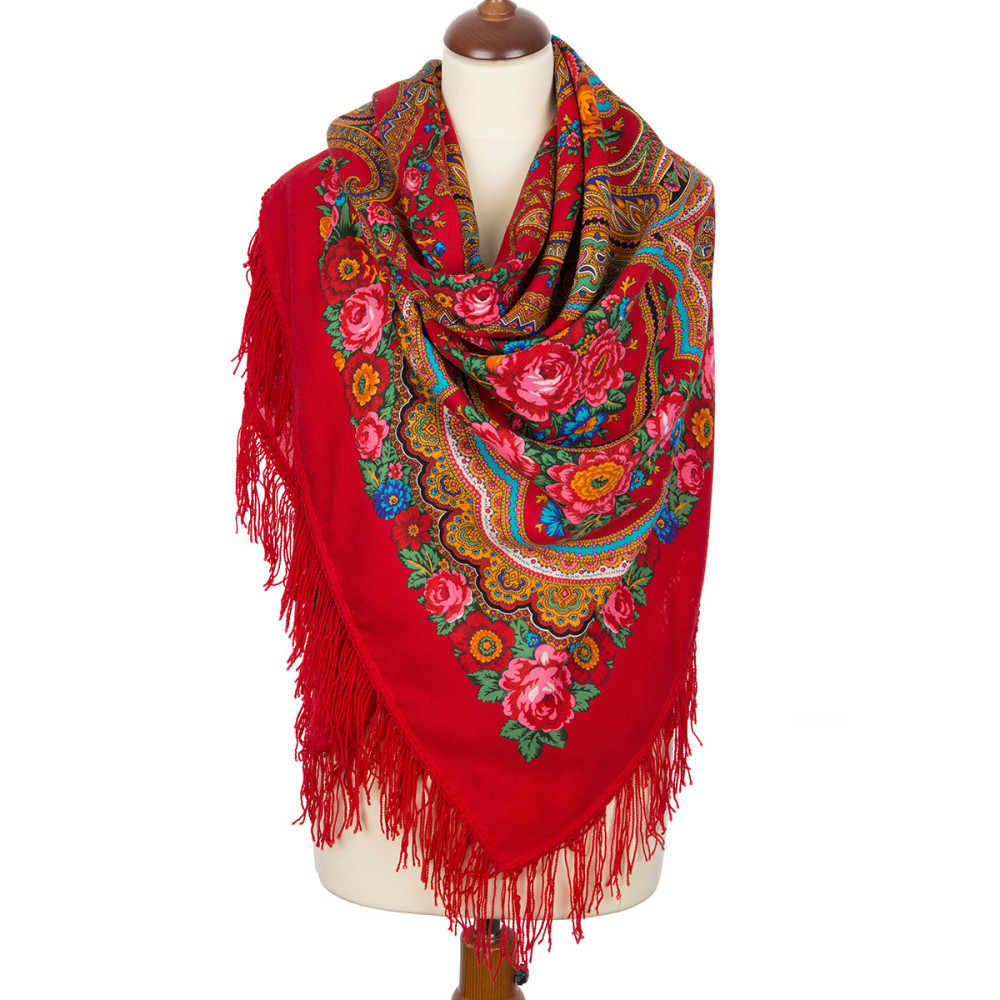Shop Woolen Scarves with Woolen Fringe 146x146 cm 146x146 mm Lubawa Woolen Shawl with Woolen Fringe Pavlovo Posad Manufactory online at Skazka.site | Eligible for fast shipping and free returns. 146x146 mm Lubawa Woolen Shawl with Woolen Fringe Pavlovo Posad Manufactory