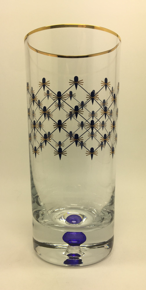 158 mm Cobal Net Water Glass 300 ml (19.3 fl.oz) Imperial Porcelain Factory