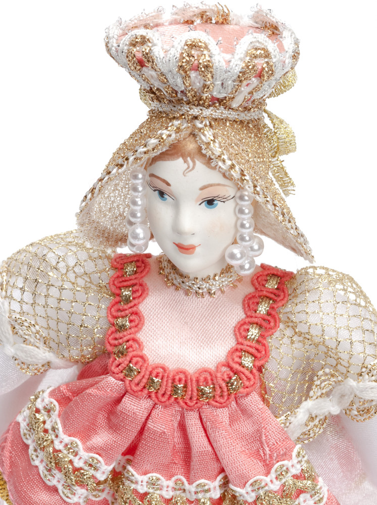 Russian Beauty hand made Porcelain Doll with Crown - 11 Inches (by Le Russe)