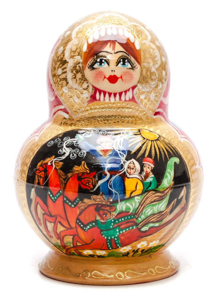 Shop Exclusive Nesting Dolls 160 mm Russian Troika handpainted Wooden Matryoshka round Doll 10 pcs (by Valery Crafts) online at Skazka.site | Eligible for fast shipping and free returns. 160 mm Russian Troika handpainted Wooden Matryoshka round Doll 10 pcs (by Valery Crafts)