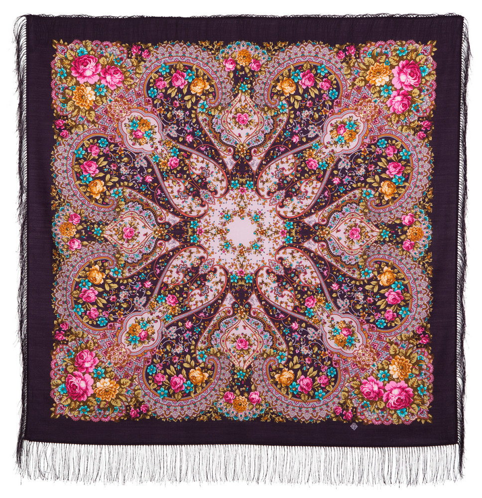 Shop Woolen Scarves with Silk Fringe 125x125 cm Платок «Прекрасное далёко» online at Skazka.site | Eligible for fast shipping and free returns. Платок «Прекрасное далёко»