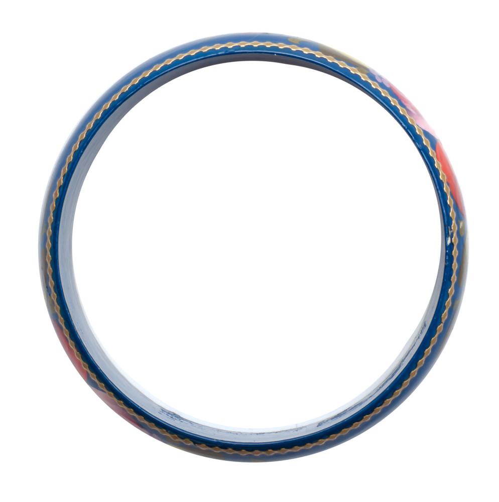 80x20 mm Zhostovo Hand Painted Bracelet (by Lada Workshop)