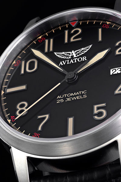 Швейцарские механические наручные часы Aviator V.3.21.0.139.4