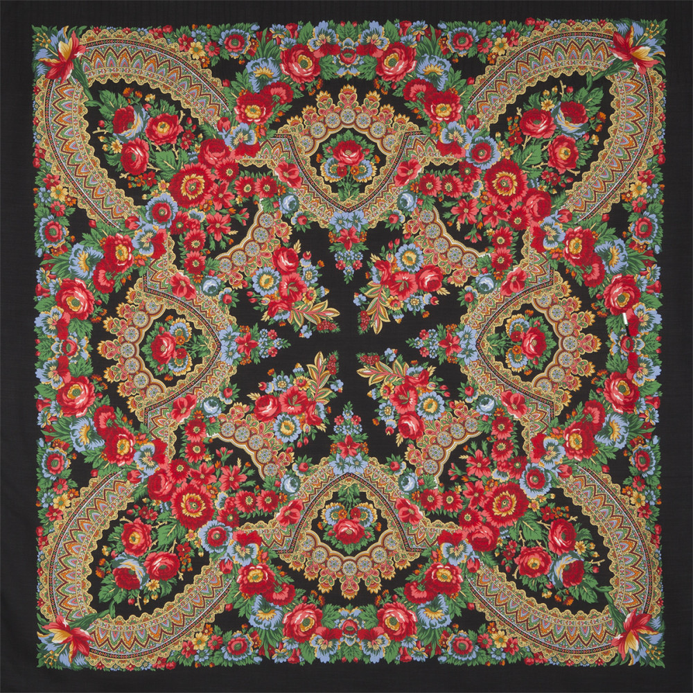 Shop Thick Woolen Fabric Shawls with Silk Fringe 148x148 cm Шаль «Подкова» online at Skazka.site | Eligible for fast shipping and free returns. Шаль «Подкова»
