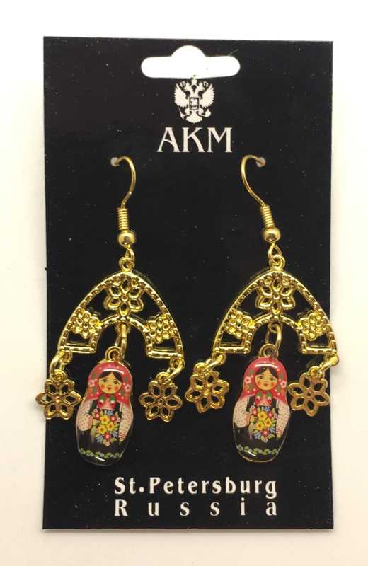 Russian Matryoshka Earrings